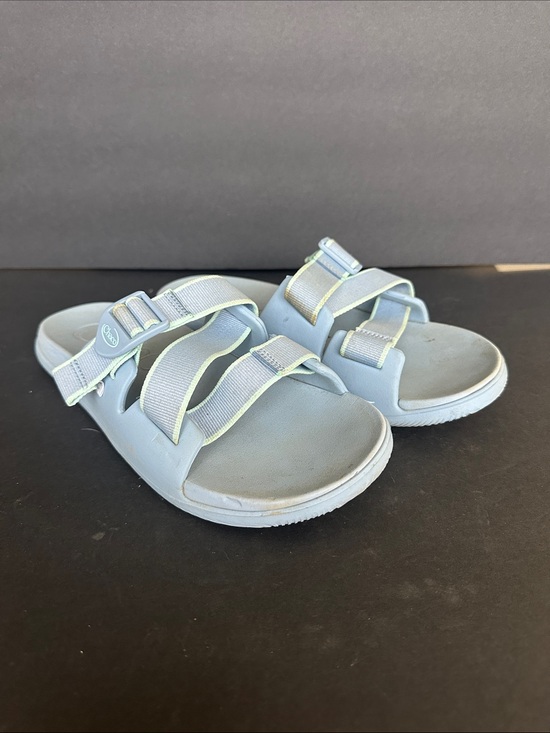 Chaco Shoes - Light Blue Chaco slide sandals women’s size 9